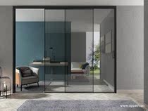 Oplatin Nimu door Imei titanium magnesium alloy door kitchen sliding door bathroom door balcony study partition door