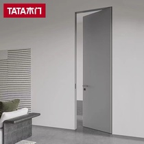 TATA wooden door custom interior door minimalist bedroom door set door household aluminum alloy frameless door