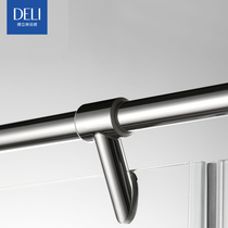 Deli shower room overall custom stainless steel wet and dry separation diamond type tempered glass door guard interval break D9