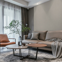 Huiming A wall cloth pure modern simple minimalist light luxury whole house plain dark grain Environmental protection Waterproof mildew warranty