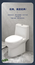 Hengjie toilet toilet water saving splash-proof water toilet toilet high thrust siphon toilet special HC01419T