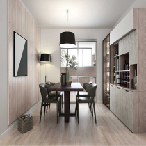 Boloni's overall home decoration package decoration design effect diagram old house renovation bag occupancy modern simplicity