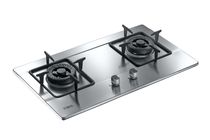 Wanlong natural gas stainless steel panel double-sided embedded gas stove JZT-QA01