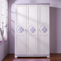 Douding Manor Oak Villa solid wood childrens furniture SYG03B two-door wardrobe light retro literary style