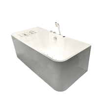 ARROW Massage bathtub AQ1766 One-piece seamless double lying design slim lines