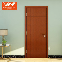 Wanjiayuan Solid Wood Composite Interior Door Water Paint Bedroom Door Full House Custom Sliding Door Kitchen Door KL-117A
