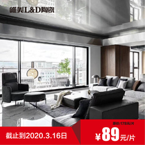  Beautiful LD ceramic all-ceramic all-glazed floor tiles 800*800 snowflake white LSH8238AS