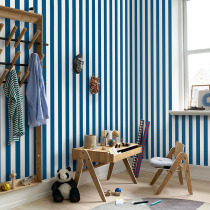 ROEN soft wallpaper wallpaper small world 560002 Poland imported simple modern style vertical stripe environmental protection wallpaper