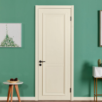 TATA wooden door minimalist indoor door bedroom door solid wood composite paint door silent door ZX-032