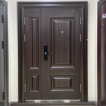 Panpan security door security door security door 561 mother door x9 smart lock cold rolled galvanized steel sheet sound insulation and fire protection