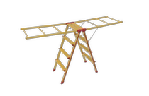 Panpan drying rack ladder pp-460 herringbone ladder gold dual-purpose type