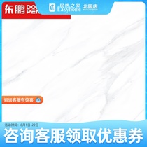 Dongpeng tile 600*1200 snowflake white modern simple European living room dining room bedroom floor tile