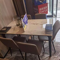 Gujia furniture store with the same craft series metal foot cushion soft bag seat comfortable dining chair Y8028