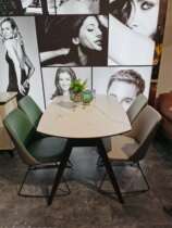 Willavish Sofa Modern Minimalist Home Restaurant Furnishings 813 Stretch Table Light Lavish Dining Chair (1 4)