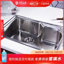 Kohler large single slot table kitchen basin package K-77160-2S-NA not pack installation