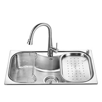 Olin sink large single tank kitchen stainless steel sink household dishwashing sink JBS1T-OLCS330N