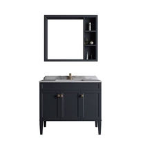 Anwar bathroom Nordic solid wood floor-standing bathroom cabinet