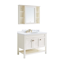Anhua bathroom mirror cabinet model simple and beautiful style landing solid wood bathroom cabinet N1M10T27-I