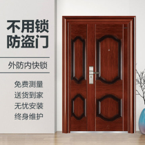 WL Wang Li security door security bully lock core into the household electronic fingerprint lock primary and secondary single door GL208 customized