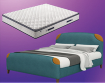 Mousse Children Holiday cloth bed Childrens latex Ridge mattress 150 * 200CM