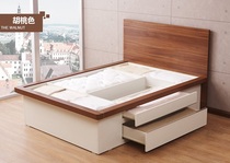 Red Apple Furniture Simple Modern Multifunctional Storage Panel Single Double Bed R802HH-B