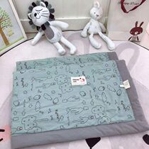 New products Happy di children Summer quilts washable cotton quilts cotton linen nursery pure cotton flowers spring autumn quilt