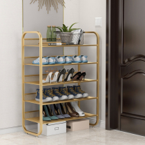 Shoe rack home interior beautiful multi-layer economical shoe shelf door space storage rack shoe storage artifact