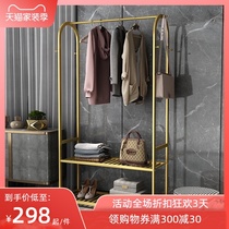  Hanger Floor-to-ceiling bedroom household hanger simple indoor hanging clothes rack Multi-function living room simple coat rack