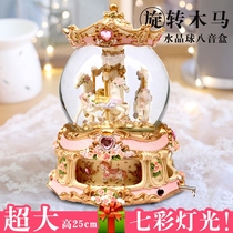 Music Box Music Box Children Girl Girl Girl Birthday Gift Princess Dancing Wedding Carousel Clockwork