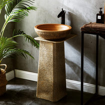 Outdoor toilet small apartment wash basin basin Outdoor