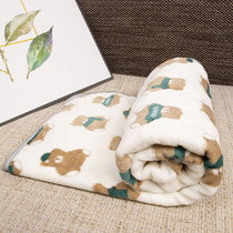 Flannel Kitty Blankets Winter Dogs Quilts Pets Blankets Thickened Kitty Special Blankets Dogs Sleeping Mats