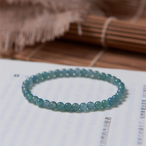 37 3 16 live 4-5mm natural danger emerald light color ball ball string with certificate