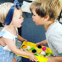 Exercise baby hands - on ability to simulate egg shape pairing toys 1 - 3 years old digital color cognition 12 packages