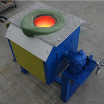 Medium frequency melting furnace melting gold silver copper tin iron steel and other precious metals smelting furnace Small high frequency induction melting hot forging furnace