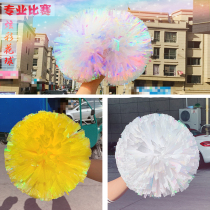 Cheerleading team hand flower cheerleading flower Flower Ball colorful ball cheerleading team holding flower hand flower dance performance
