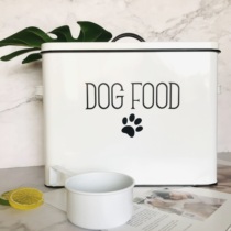 Large size capacity high face value European and American cat dog food storage barrel pet cat sand freeze-dried grain moisture storage tank rice pail