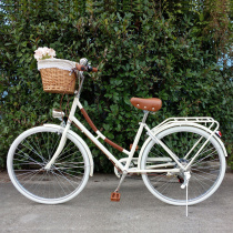 Fast Ertsch 24 26 Inch Variable-speed Womens Retro Bike Adult Literature ladies online Red commuter Cycling