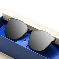 2021 New Sunglasses Men Driving Trend Eyes Mesh Red Sunglasses UV Glare Big Faces