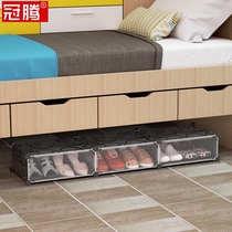 Bed Bottom Shoe Rack Shoes containing Shenzer A layer of short-size Dormitory Bed Lower Provincial Space Small Shoe Cabinet