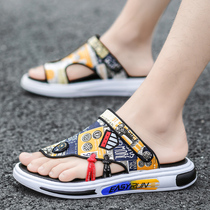 Hon Stellar Mens Shoes Ke Slippers Male dual-use non-slip trend Driving outdoor wearing mens sandals Summer-ins tide drag