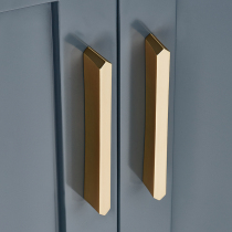 Golden cabinet door handle light luxury modern simple wardrobe cabinet door handle drawer kitchen cabinet handle new Chinese style