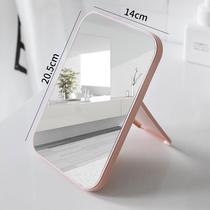 Boys washing tables with small mirror children Carry-on Personality Can Love Beauty Makeup Dorm Room Indoor College Student Makeup Mirror