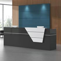 精品简约公司前台接待迎宾工作台办公电脑桌子大型超市收银咨询台