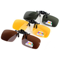  Driver goggles anti-glare glasses driving glasses car anti-glare non-polarizing mirror sunshade sunglasses clip-on night vision