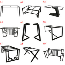 Iron art board table legs table feet table stand stand coffee table office meeting bar table foot customization