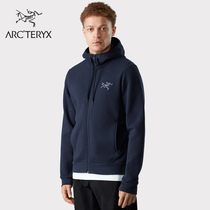 ARCTERYX Archaeopteryx Mens Casual BIRD EMBLEM Hooded Fleet