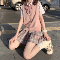 Valentines Day genuine JK Uniform Packer Dress Girl Day College Wind Original Cheerleading Jam Plexigree Skirt spring