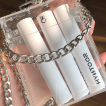 HYNTOOR Black rabbit Black peach peach mirror lip glaze lip mud l03 glass lip water light film niche summer lipstick