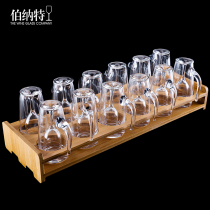 White glass one pot one glass crystal glass goblet small wine cup split pot home wine dispenser set