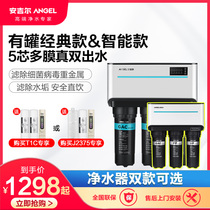 Anggil Water Purifier Home Straight Drinking Water Purifier RO Reverse Osmosis Pure Water Machine To Scale 5 Cores Double Water T1C J2375